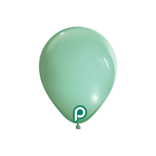 [PL-SPMT-5-10-100] Spearmint 5" Round - 100CT  - Prima