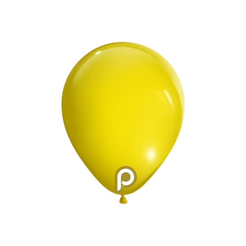 [PL-YELLO-5-10-100] Yellow 5" Round - 100CT  - Prima