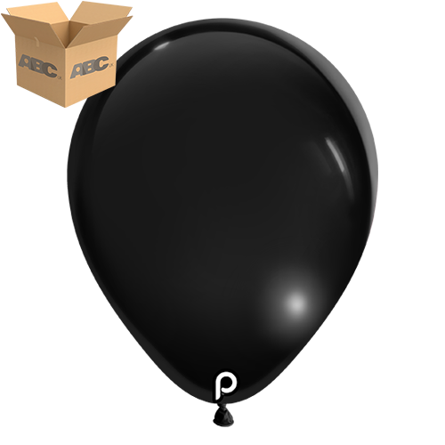 [PL-BLCK-11-20-100-CASE] Black 11" Round - 100CT  (20 Bags) - Prima