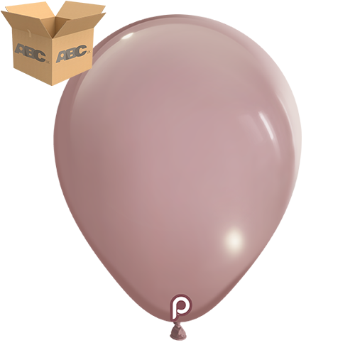 [PL-SMRS-11-20-100-CASE] Dusty Rose 11" Round - 100CT  (20 Bags) - Prima