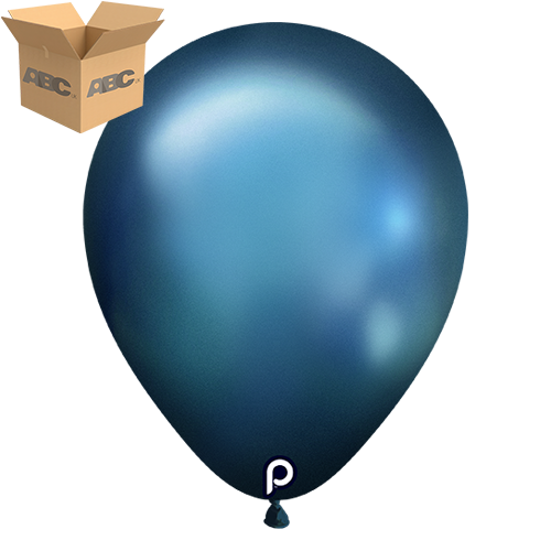 [PL-GBLU-11-40-50-CASE] Glam Blue 11" Round - 50CT  (40 Bags) - Prima