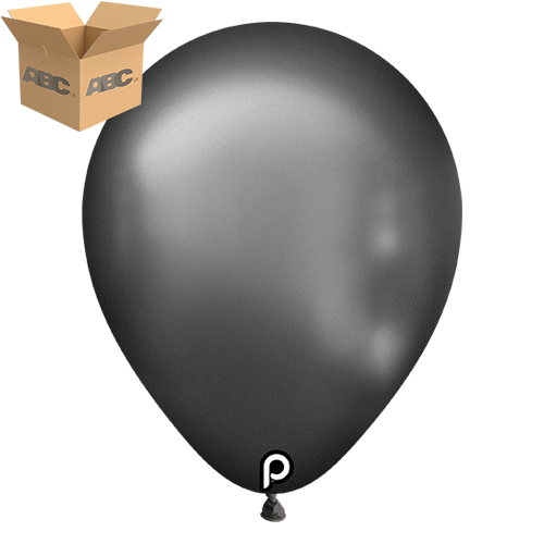 [PL-GCOL-11-40-50-CASE] Glam Charcoal 11" Round - 50CT  (40 Bags) - Prima