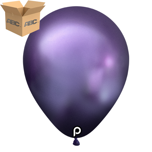[PL-GPUR-11-40-50-CASE] Glam Purple 11" Round - 50CT  (40 Bags) - Prima