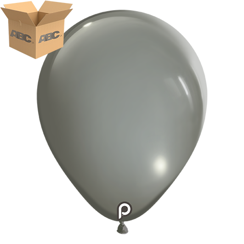 [PL-GRAY-11-20-100-CASE] Gray 11" Round - 100CT  (20 Bags) - Prima