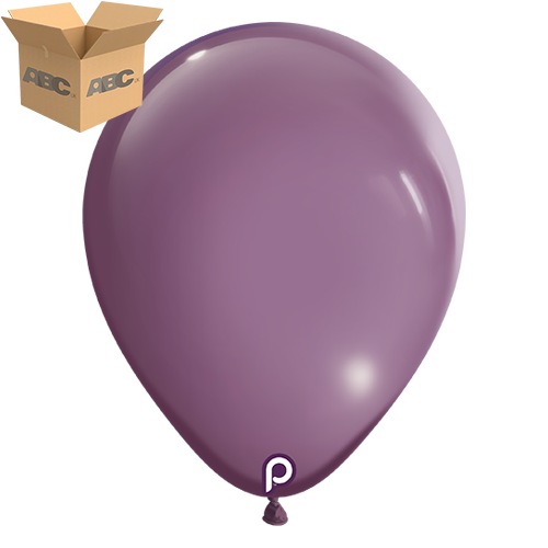 [PL-SMLV-11-20-100-CASE] Mystic Plum 11" Round - 100CT  (20 Bags) - Prima