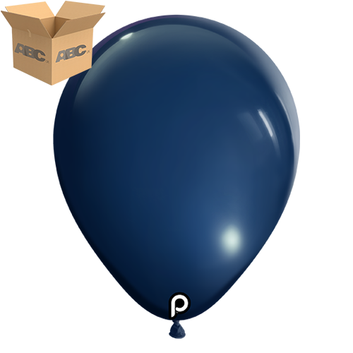 [PL-NAVY-11-20-100-CASE] Navy Blue 11" Round - 100CT  (20 Bags) - Prima