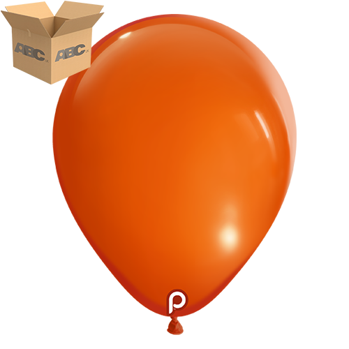 [PL-ORNG-11-20-100-CASE] Orange 11" Round - 100CT  (20 Bags) - Prima