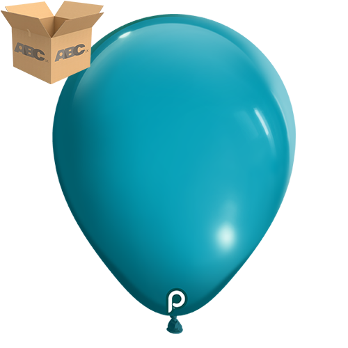 [PL-TURQ-11-20-100-CASE] Turquoise 11" Round - 100CT  (20 Bags) - Prima