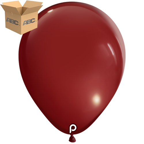 [PL-BURG-18-20-25-CASE] Burgundy 18" Round - 25CT  (20 Bags) - Prima