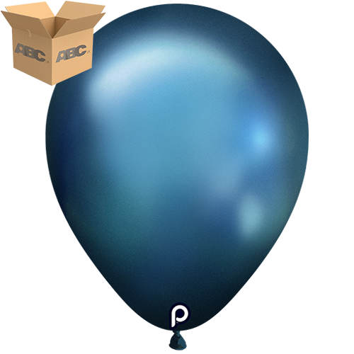 [PL-GBLU-18-20-25-CASE] Glam Blue 18" Round - 25CT  (20 Bags) - Prima