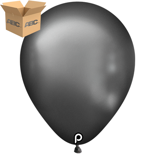 [PL-GCOL-18-20-25-CASE] Glam Charcoal 18" Round - 25CT  (20 Bags) - Prima