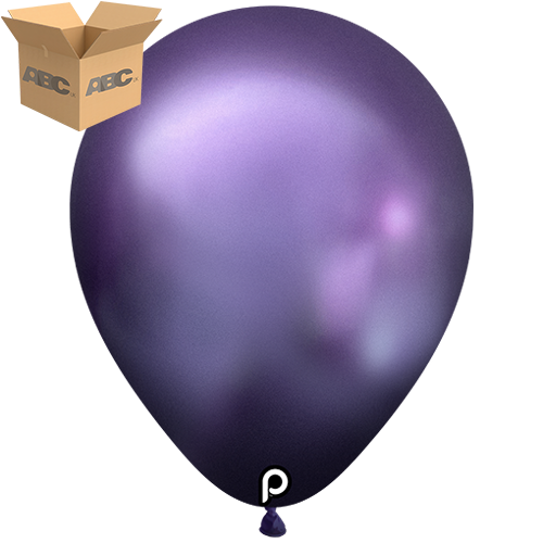 [PL-GPUR-18-20-25-CASE] Glam Purple 18" Round - 25CT  (20 Bags) - Prima