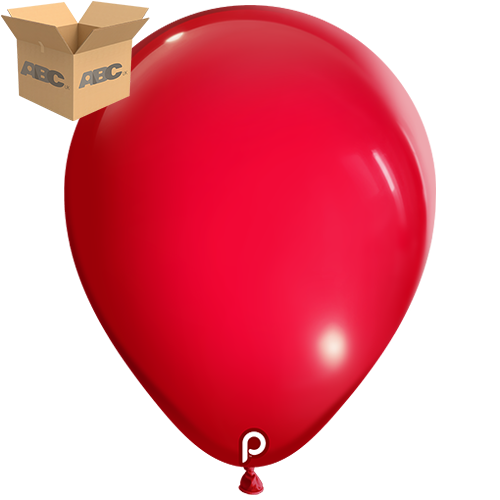 [PL-RED-18-20-25-CASE] Red 18" Round - 25CT  (20 Bags) - Prima