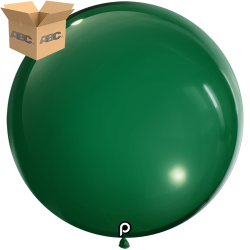 [PL-DGRN-36-25-4-CASE] Dark Green 36" Round - 4CT  (25 Bags) - Prima