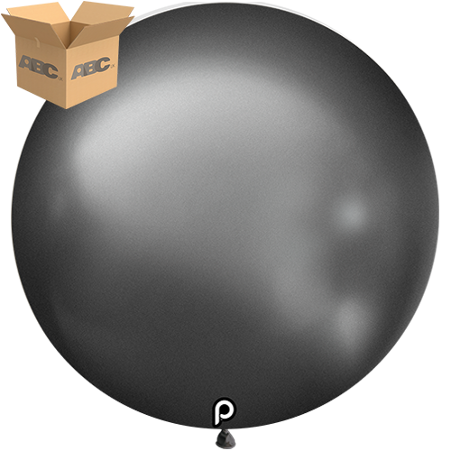 [PL-GCOL-36-25-4-CASE] Glam Charcoal 36" Round - 4CT  (25 Bags) - Prima