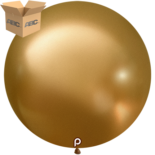 [PL-GGLD-36-25-4-CASE] Glam Gold 36" Round - 4CT  (25 Bags) - Prima