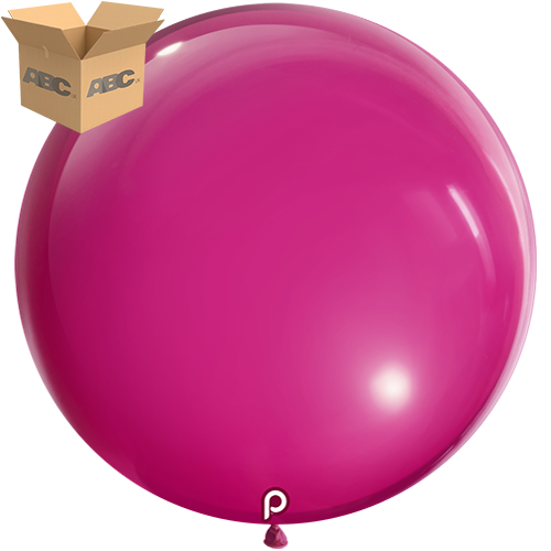 [PL-KISS-36-25-4-CASE] Kiss Me Pink 36" Round - 4CT  (25 Bags) - Prima