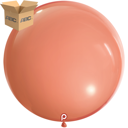[PL-PECH-36-25-4-CASE] Peach 36" Round - 4CT  (25 Bags) - Prima