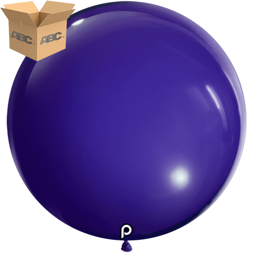 [PL-PRPL-36-25-4-CASE] Purple 36" Round - 4CT  (25 Bags) - Prima