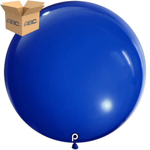 [PL-RBLU-36-25-4-CASE] Royal Blue 36" Round - 4CT  (25 Bags) - Prima