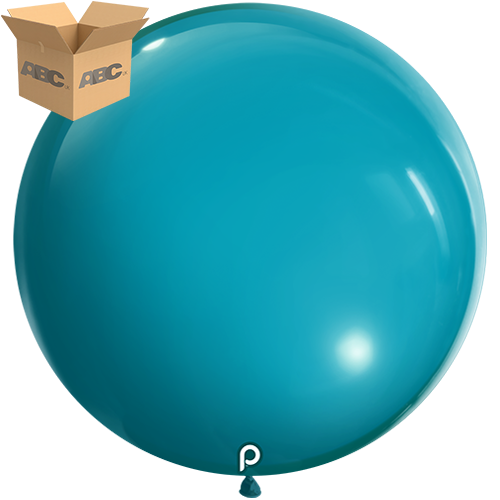 [PL-TURQ-36-25-4-CASE] Turquoise 36" Round - 4CT  (25 Bags) - Prima
