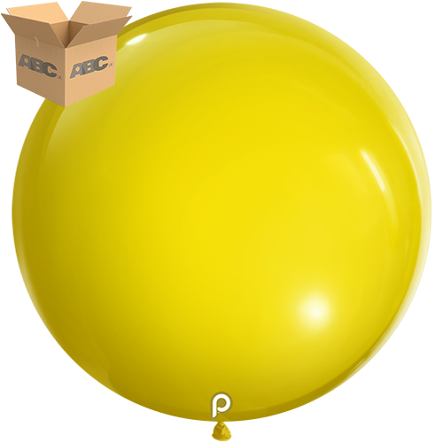 [PL-YELLO-36-25-4-CASE] Yellow 36" Round - 4CT  (25 Bags) - Prima