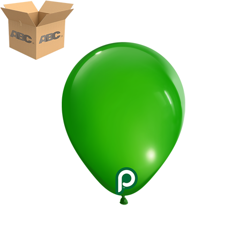 [PL-LIME-5-10-100-CASE] Lime Green 5" Round - 100CT  (10 Bags) - Prima