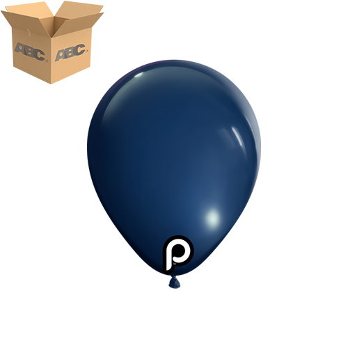 [PL-NAVY-5-10-100-CASE] Navy Blue 5" Round - 100CT  (10 Bags) - Prima