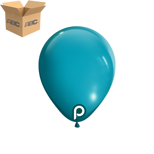 [PL-TURQ-5-10-100-CASE] Turquoise 5" Round - 100CT  (10 Bags) - Prima