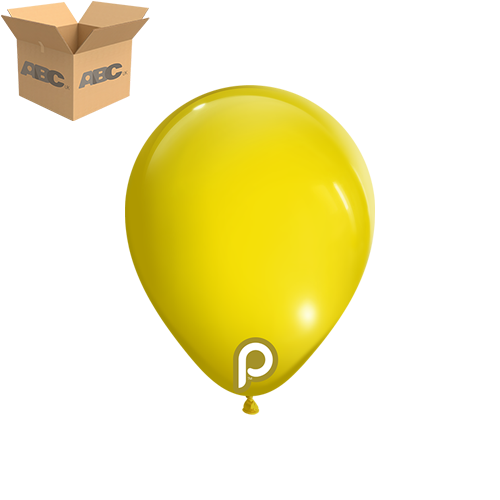 [PL-YELLO-5-10-100-CASE] Yellow 5" Round - 100CT  (10 Bags) - Prima