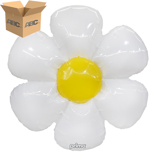 [PS-WDZY-34-50-1-CASE] 34" White Daisy  (Case of 50) - Prima