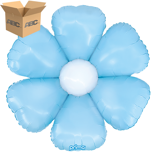 [PS-BDZY-34-50-1-CASE] 34” Pale Blue Daisy (Case of 50) - Prima