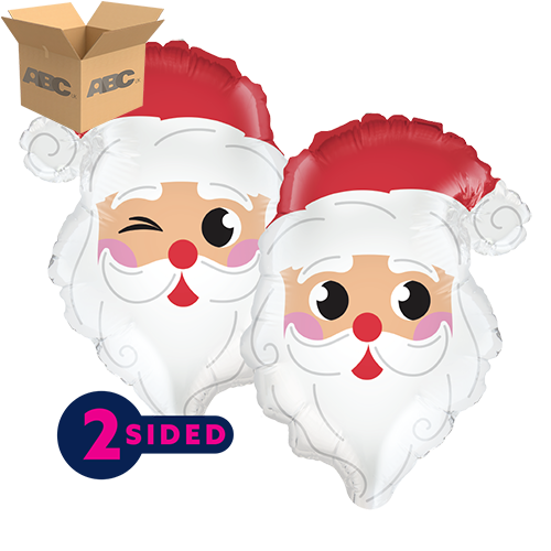 [PF-0045-11-50-2-CASE] 11" Air-fill Light Skin Santa Head Shape (Case of 50) - Prima