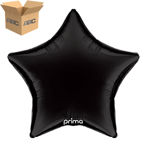 [PF-BKST-18-50-1-CASE] 18” Black Star (Case of 50) - Prima