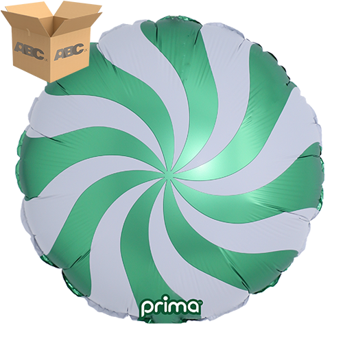[PF-GSWL-18-50-1-CASE] 18” Green Candy Swirl (Case of 50) - Prima