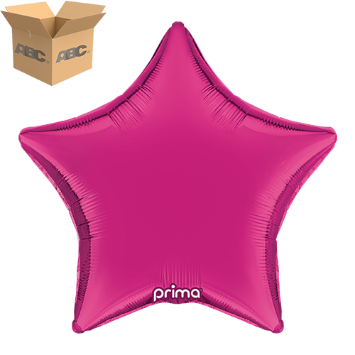 [PF-HPST-18-50-1-CASE] 18” Hot Pink Star (Case of 50) - Prima