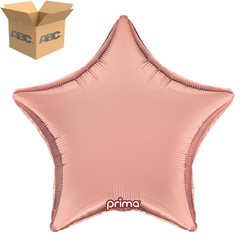 [PF-RGST-18-50-1-CASE] 18” Rose Gold Star (Case of 50) - Prima