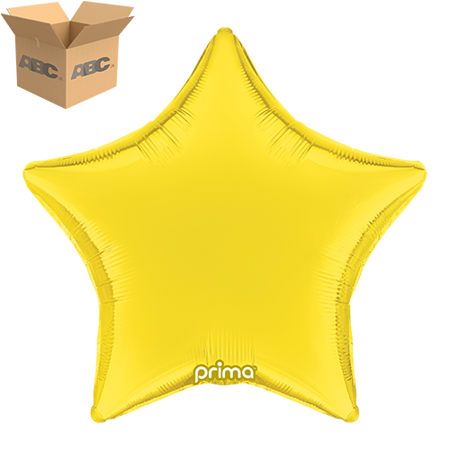 [PF-YLST-18-50-1-CASE] 18” Yellow Star (Case of 50) - Prima