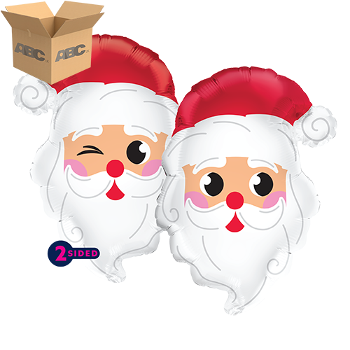 [PF-0047-22-50-1-CASE] 22" Light Skin Santa Head Special Shape (Case of 50) - Prima