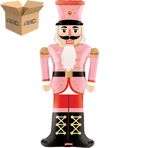 [PF-0039-47-50-1-CASE] 47" Pink Nutcracker Special Shape (Case of 50) - Prima