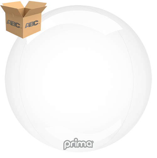 [PS-CLGL-18-50-1-CASE] 18" Clear Glass Sphere (Case of 50) - Prima