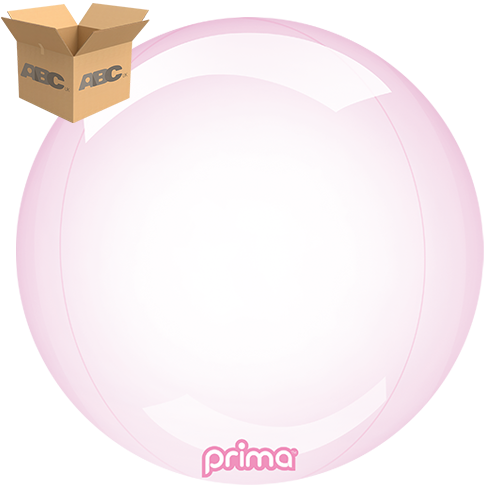 [PS-PKGL-18-50-1-CASE] 18" Pink Glass Sphere (Case of 50) - Prima