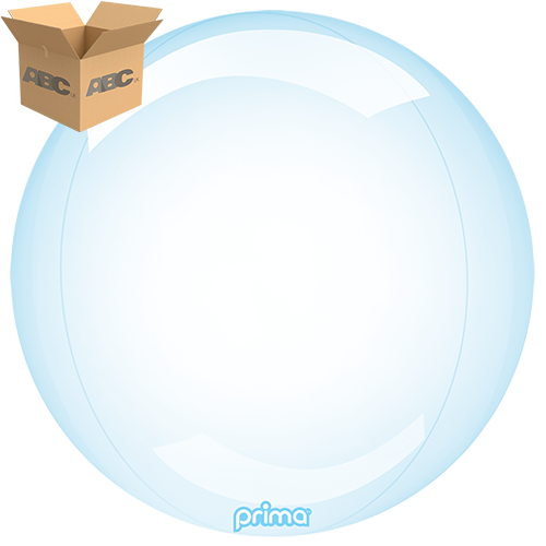 [PS-BLGL-24-50-1-CASE] 20" Blue Glass Sphere (Case of 50) - Prima