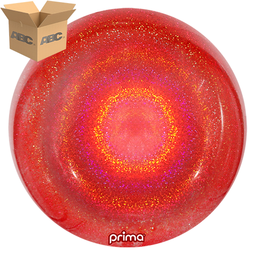 [PS-BGGL-22-50-1-CASE] 20” Red Glitter Sphere (Case of 50) - Prima