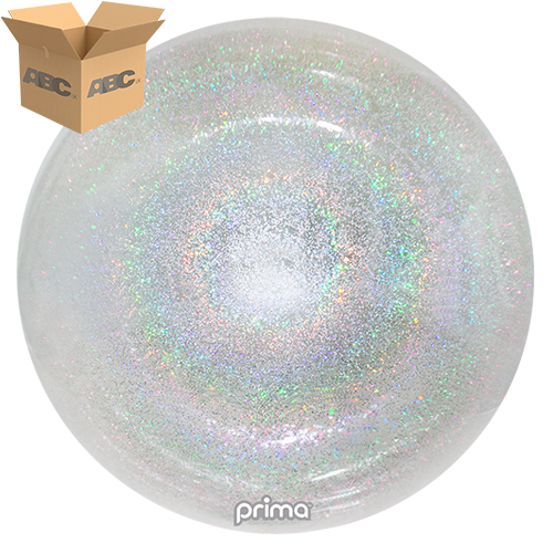 [PS-CSGL-22-50-1-CASE] 20” Silver Glitter Sphere (Case of 50) - Prima