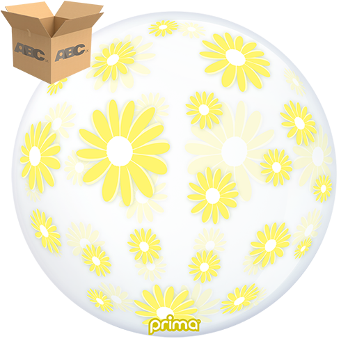 [PS-YLDZ-22-50-1-CASE] 20” Yellow Daisies Sphere (Case of 50) - Prima