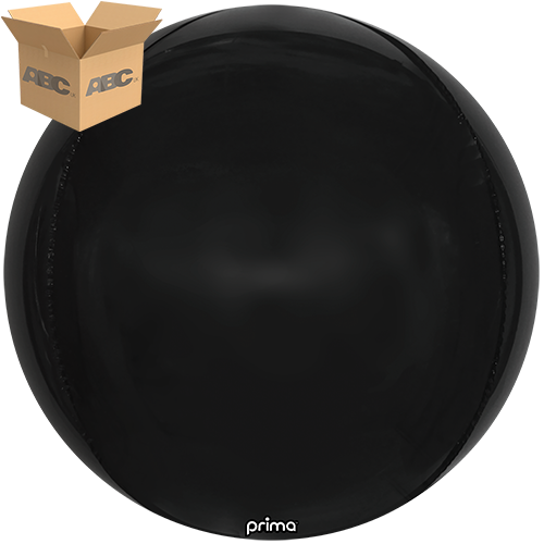 [PS-4D-BLACK-40-50-1-CASE] 40” Giant Black Sphere (Case of 50) - Prima