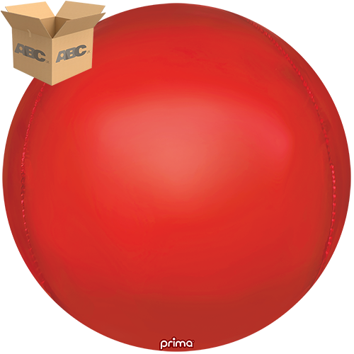 [PS-4D-RED-40-50-1-CASE] 40” Giant Red Sphere (Case of 50) - Prima