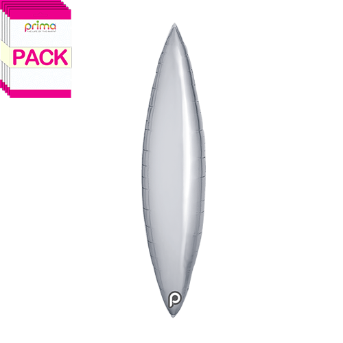 [PF-SVTP-18-50-5-BAND] 18” Silver Taper (Pack of 5) - Prima