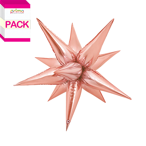 [PF-RGSB-26-50-1-BAND] 26” Rose Gold Starburst (Pack of 5) - Prima